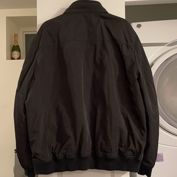 Tommy Hilfiger Xxl black heavy waist length zipper hood jacket - Picture 5 of 8